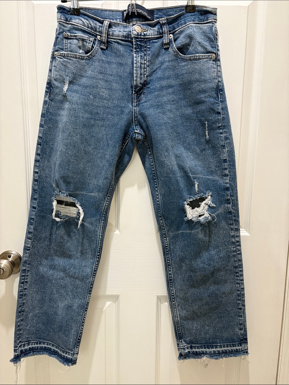 Gap Distressed Blue Jeans - Classic Ripped Denim